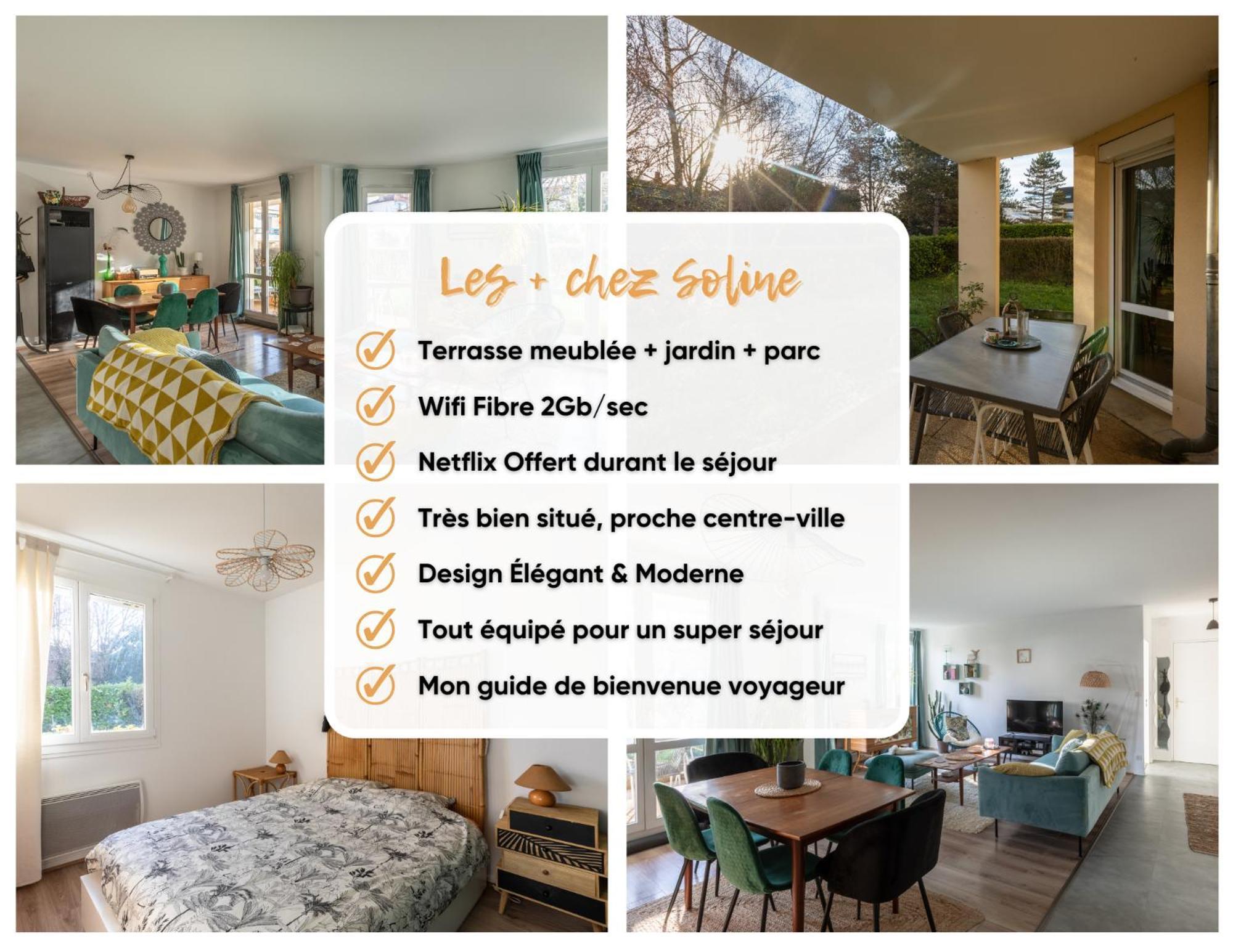 T3 Calme - Ideal Famille & Pros - Parking - Jardin - Wifi - Netflix Besanzón Exterior foto